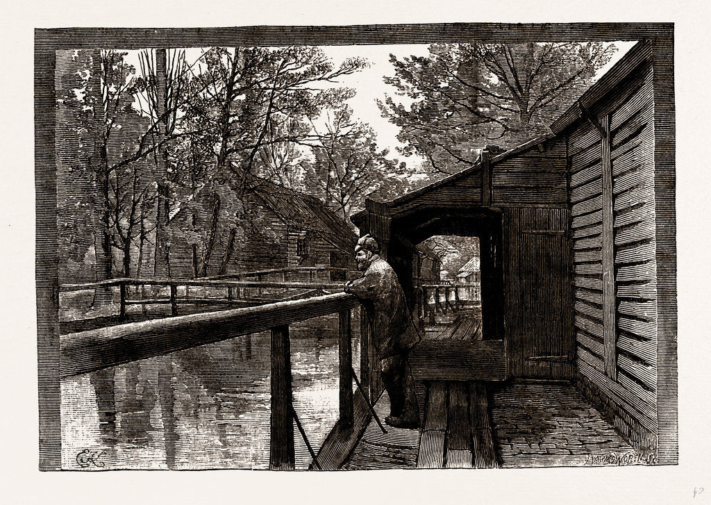 Detail of The Powder Mills, Waltham by Anonymous