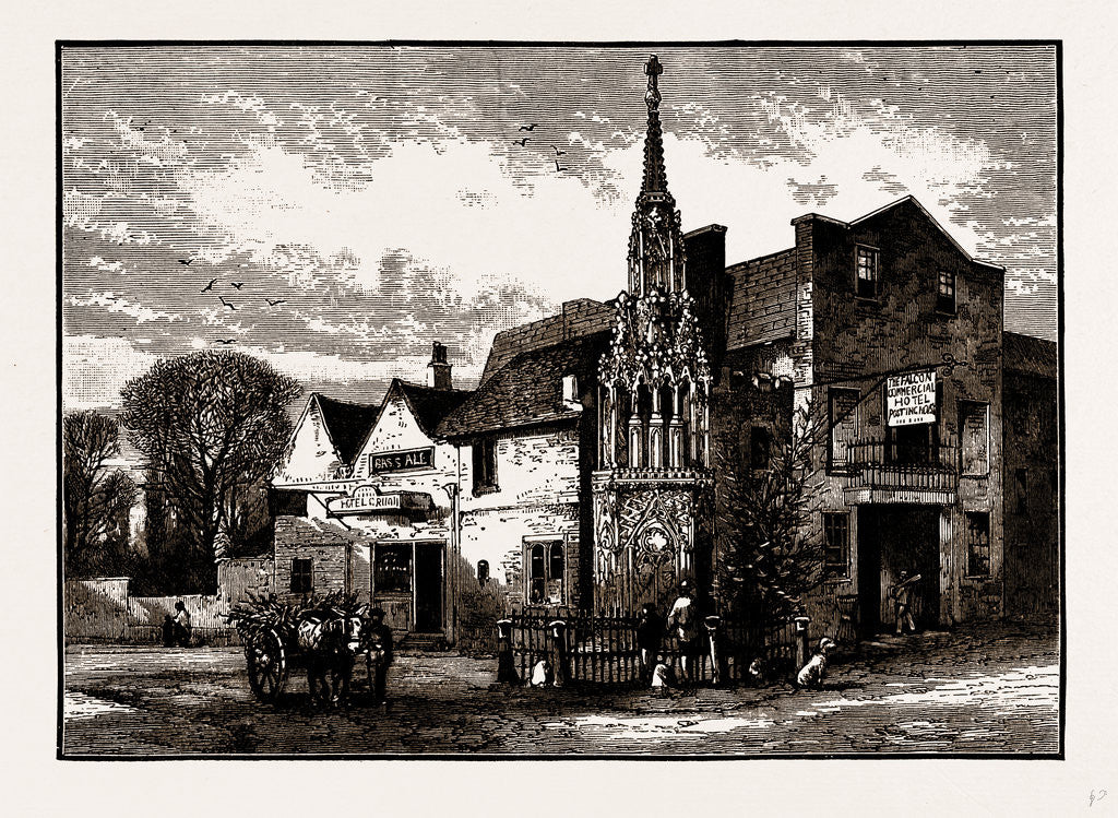 Detail of Waltham Cross by Anonymous