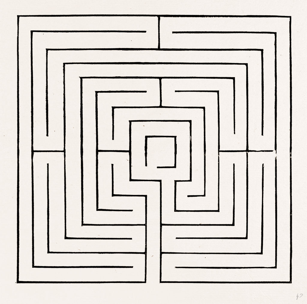 Detail of The Maze At Theobalds by Anonymous