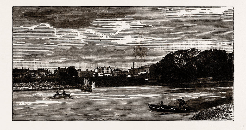 Detail of Brentford, from the River by Anonymous