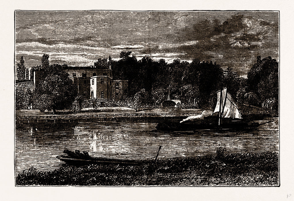 Detail of Lady Howe's Villa and Pope's Grotto by Anonymous