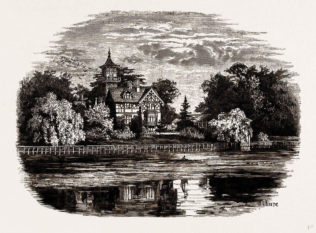Detail of Pope's Villa by Anonymous