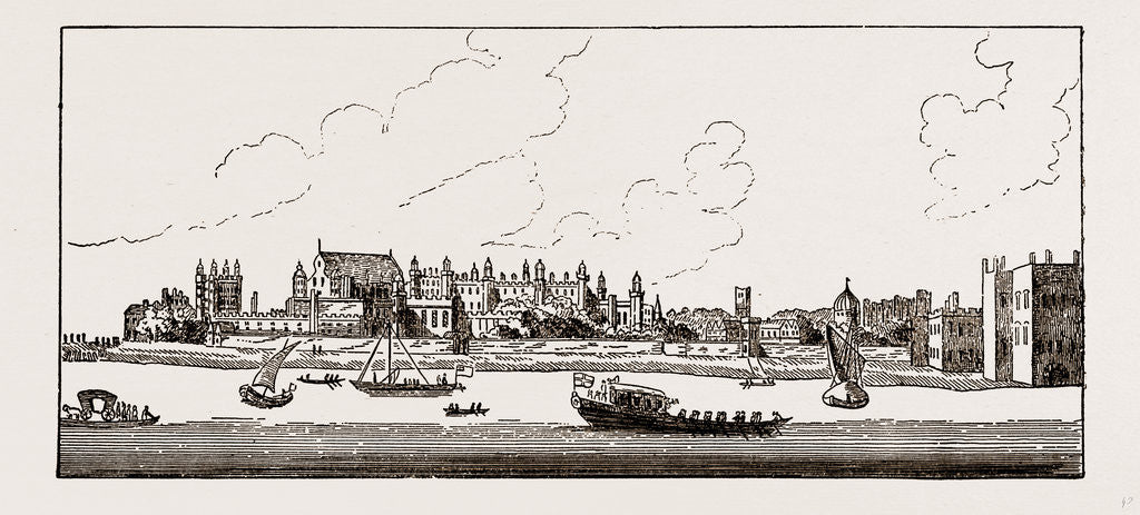 Detail of Old Hampton Court by Anonymous