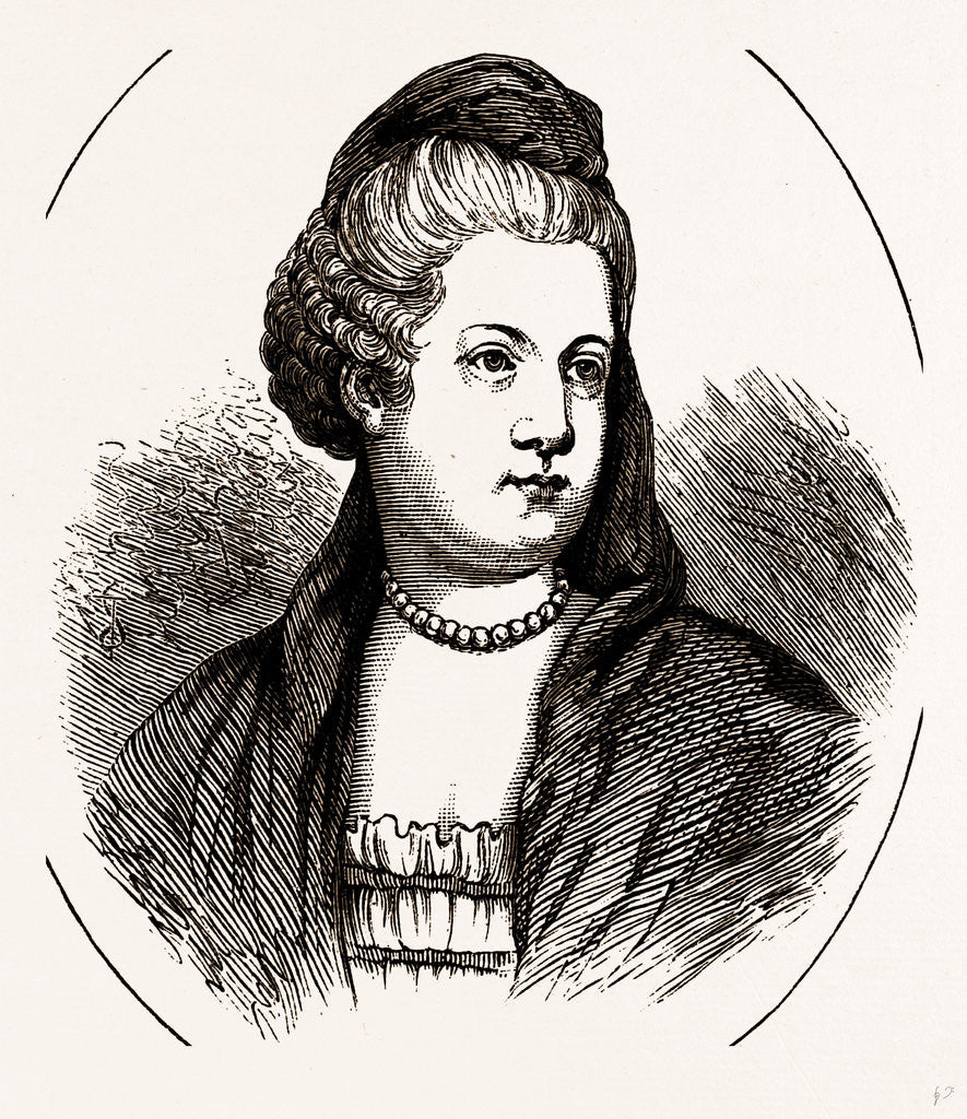 Detail of Miss Chudleigh by Anonymous