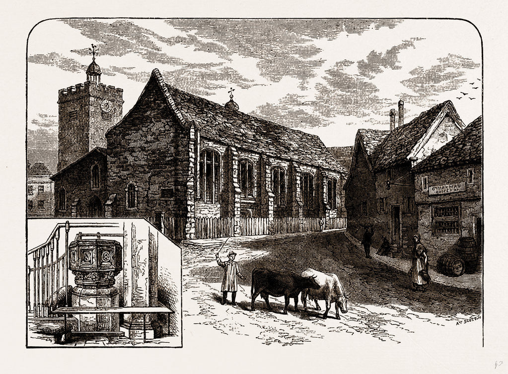 Detail of St. Margaret's, Uxbridge by Anonymous