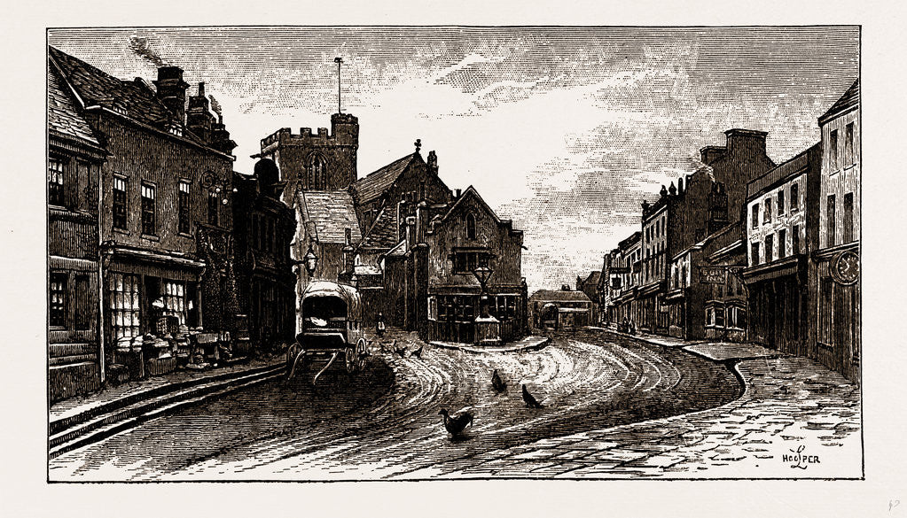 Detail of High Street, High Barnet by Anonymous