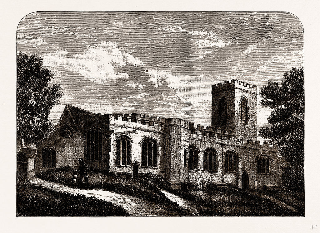 Detail of Enfield Church by Anonymous