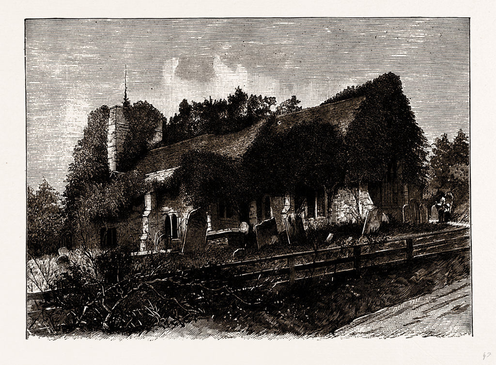 Detail of Chingford Church by Anonymous