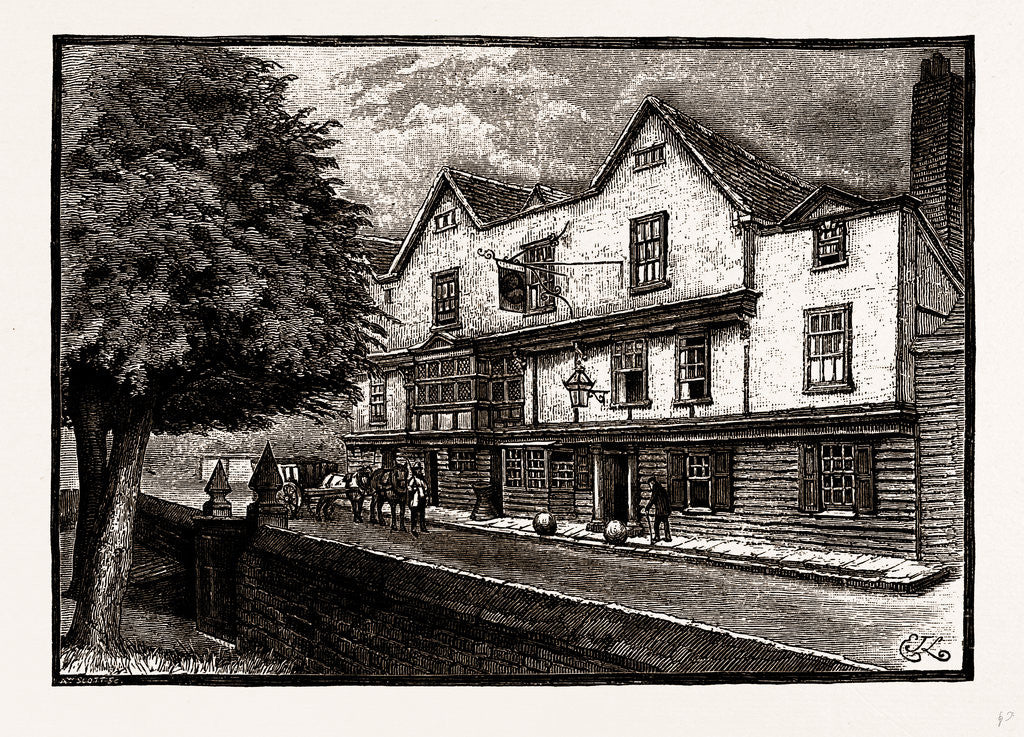 Detail of The King's Head, Chigwell by Anonymous