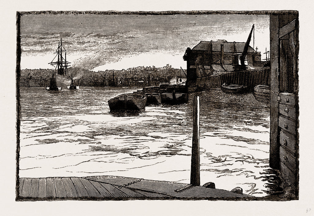 Detail of Millwall, from the River by Anonymous