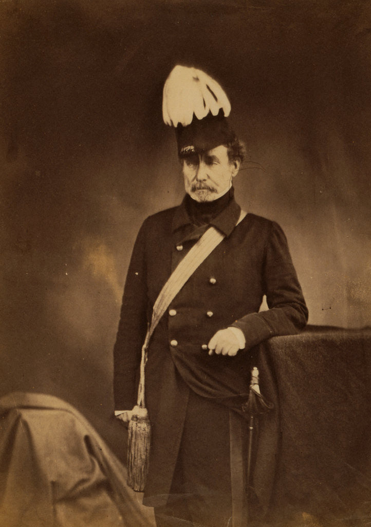 Detail of Sir Colin Campbell, Crimean War by Roger Fenton