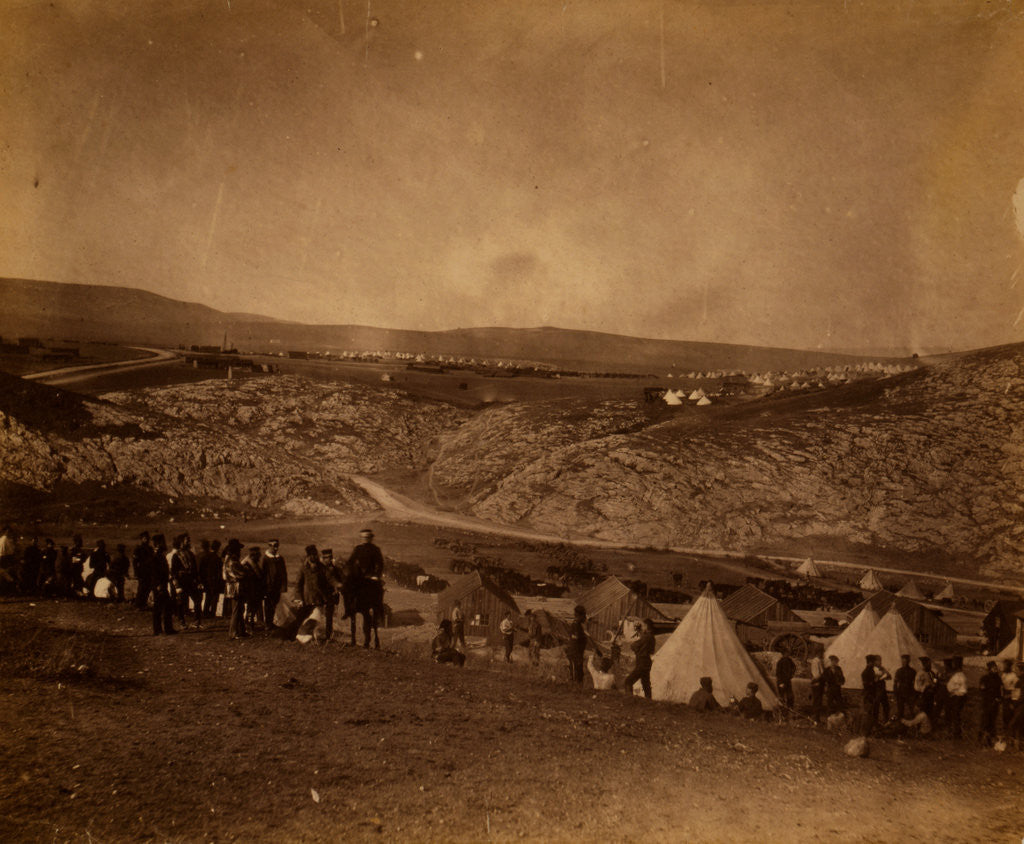 Detail of Major Brandling's troop of artillery horse, Crimean War by Roger Fenton