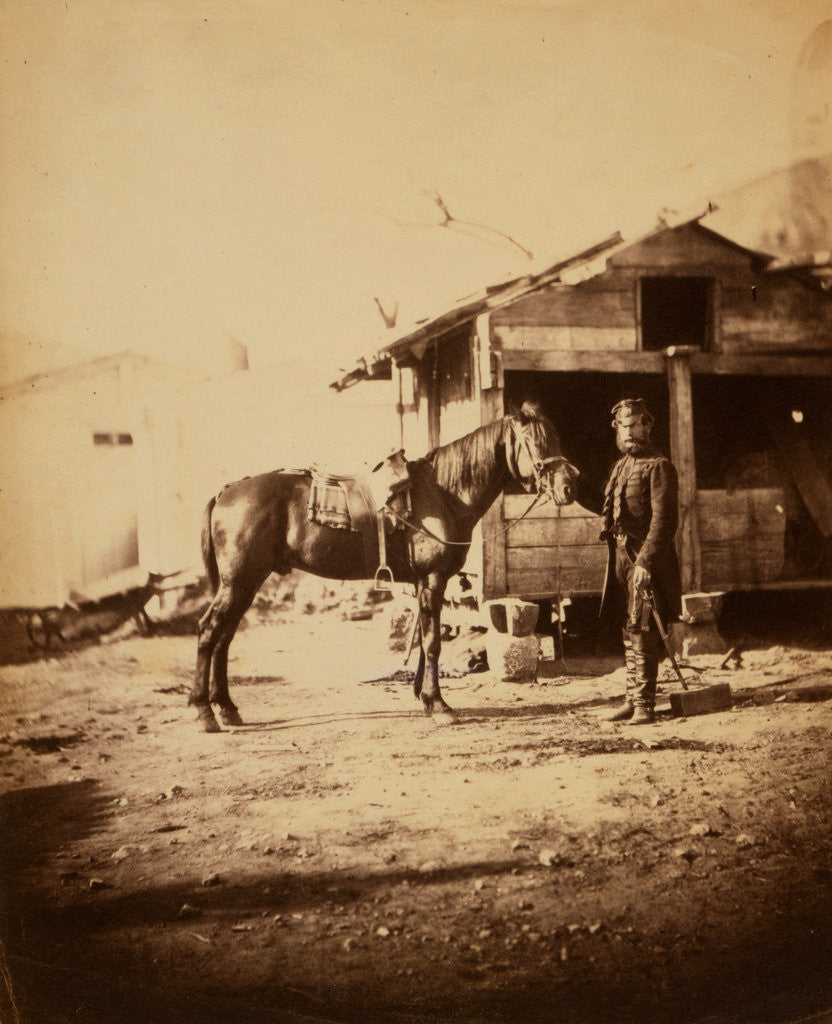 Detail of Lieutenant-Colonel Chapman, C.B., Royal Engineers, Crimean War by Roger Fenton