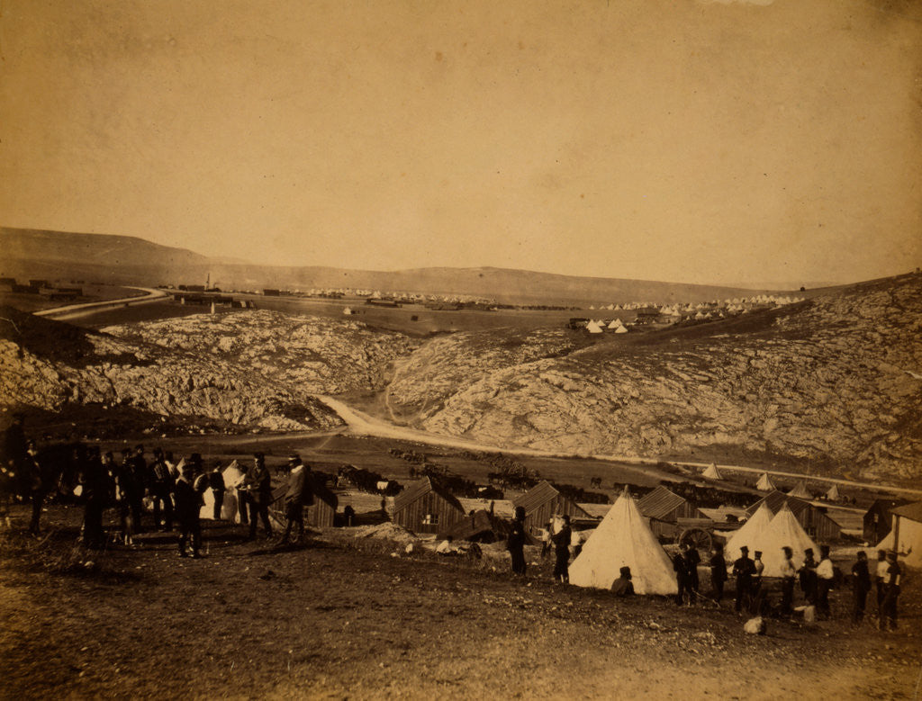 Detail of Major Brandling's troop, Crimean War by Roger Fenton
