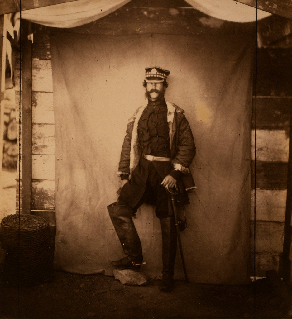 Detail of Lieutenant Colonel Seymour, Fusilier Guards, Crimean War by Roger Fenton
