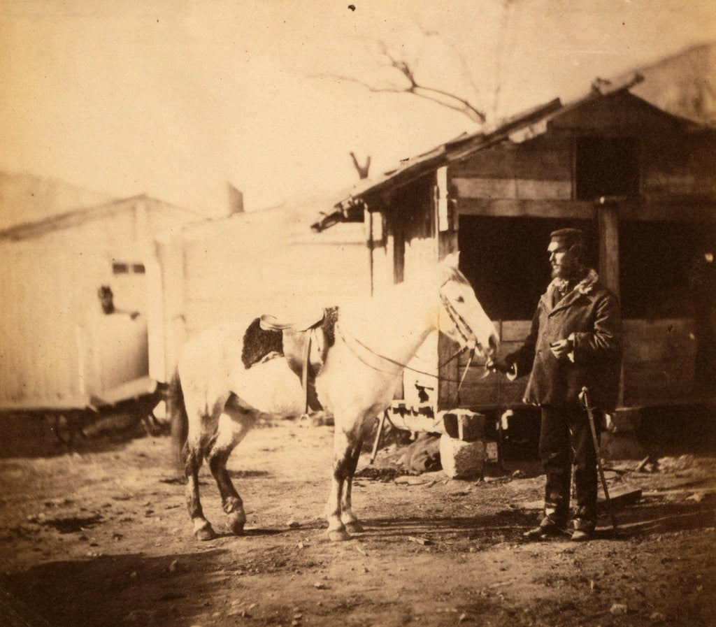 Detail of Major Chapman, 20th Regiment, Crimean War by Roger Fenton