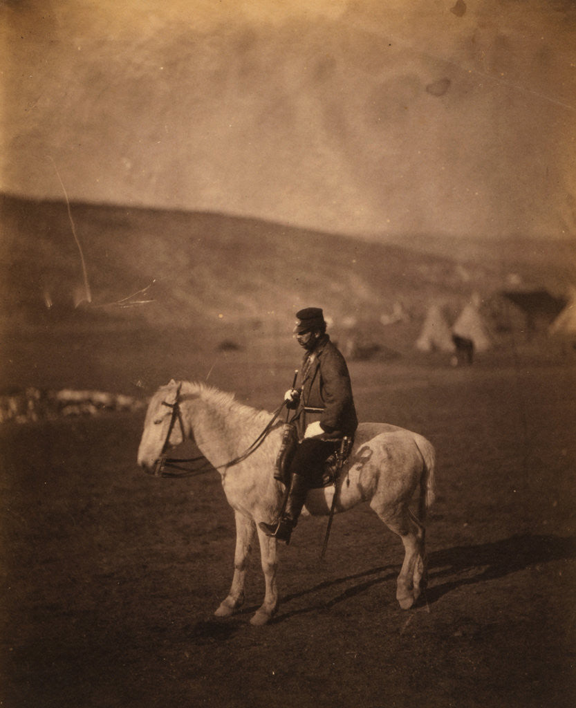 Detail of Captain W.H. Seymour, 68th Light Infantry, Crimean War by Roger Fenton