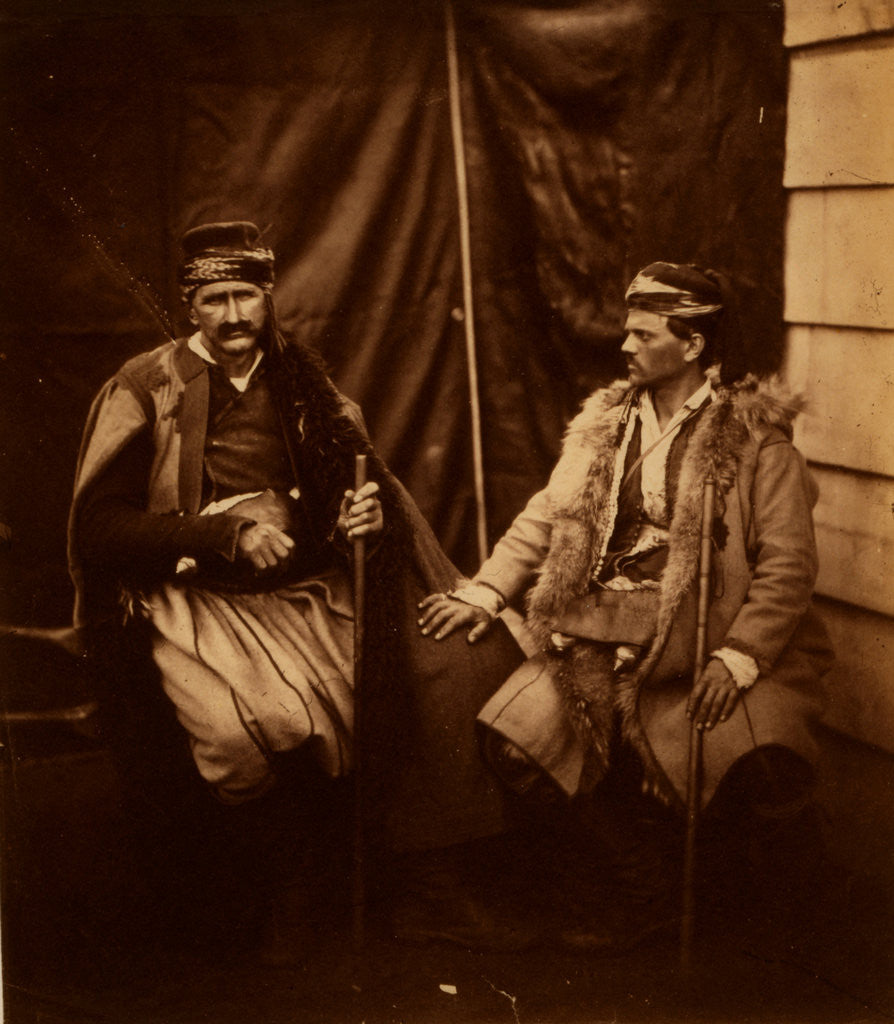 Detail of Discussion between two Croats, Crimean War by Roger Fenton
