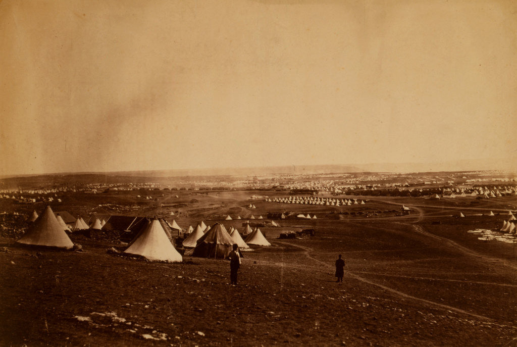 Detail of Cathcart's Hill, looking towards the Light Division & Inkermann, Crimean War by Roger Fenton