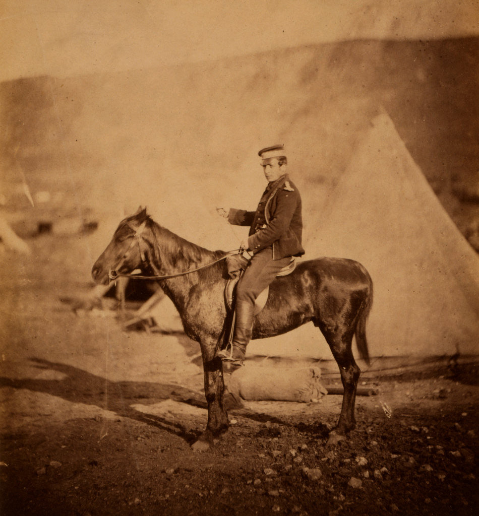 Detail of Major Morris, C.B., Royal Artillery, Crimean War by Roger Fenton