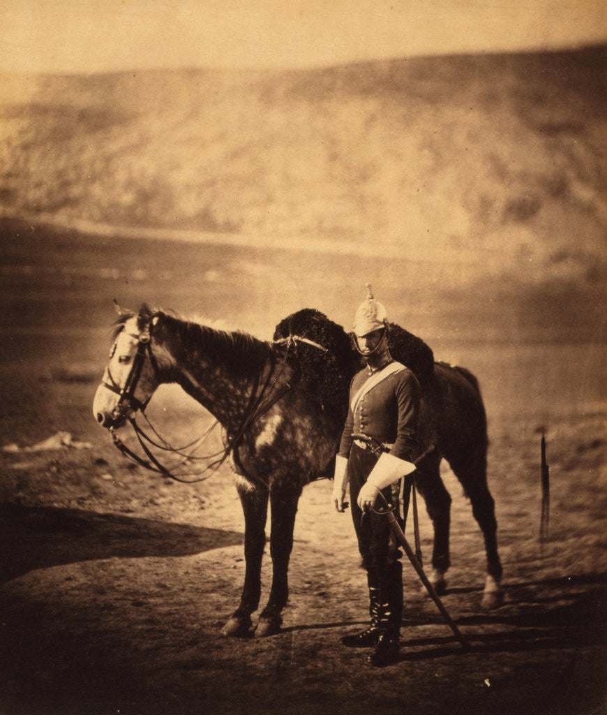 Detail of Captain Halford, 5th Dragoon Guards, Crimean War by Roger Fenton