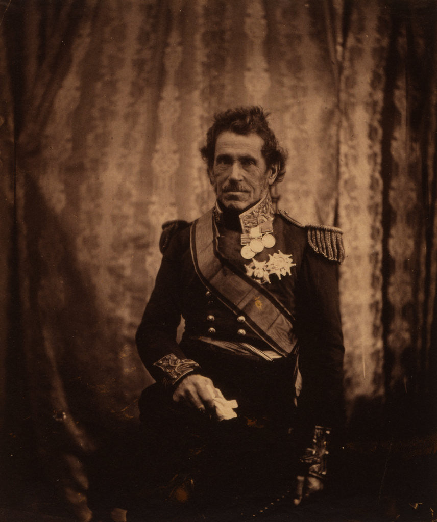 Detail of Lieutenant General Sir De Lacy Evans, G.C.B., M.P., Crimean War by Roger Fenton