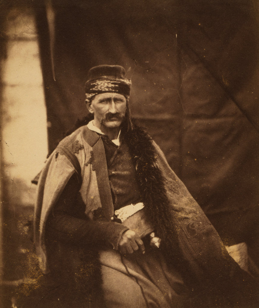 Detail of A Croat chief, Crimean War by Roger Fenton