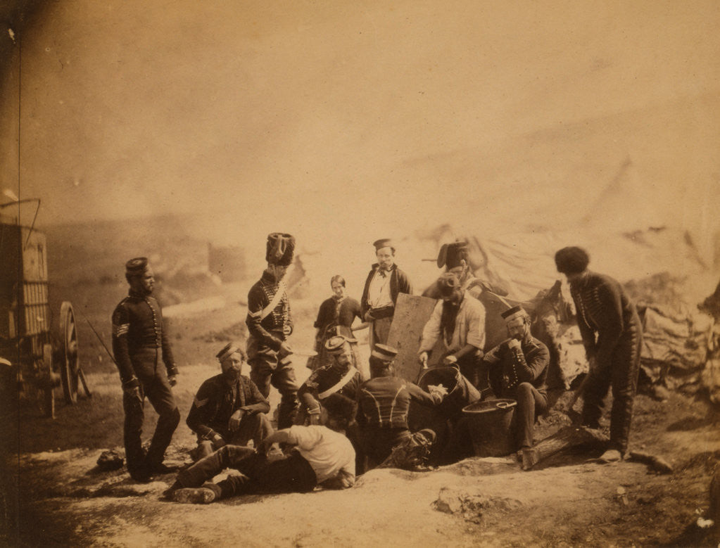 Detail of Cooking house, 8th Hussars, Crimean War by Roger Fenton