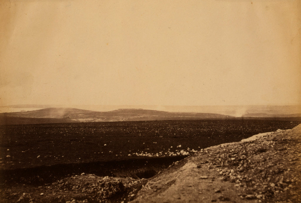 Detail of The Mamelon & the Malakof from the front of the mortar batteries, Crimean War by Roger Fenton
