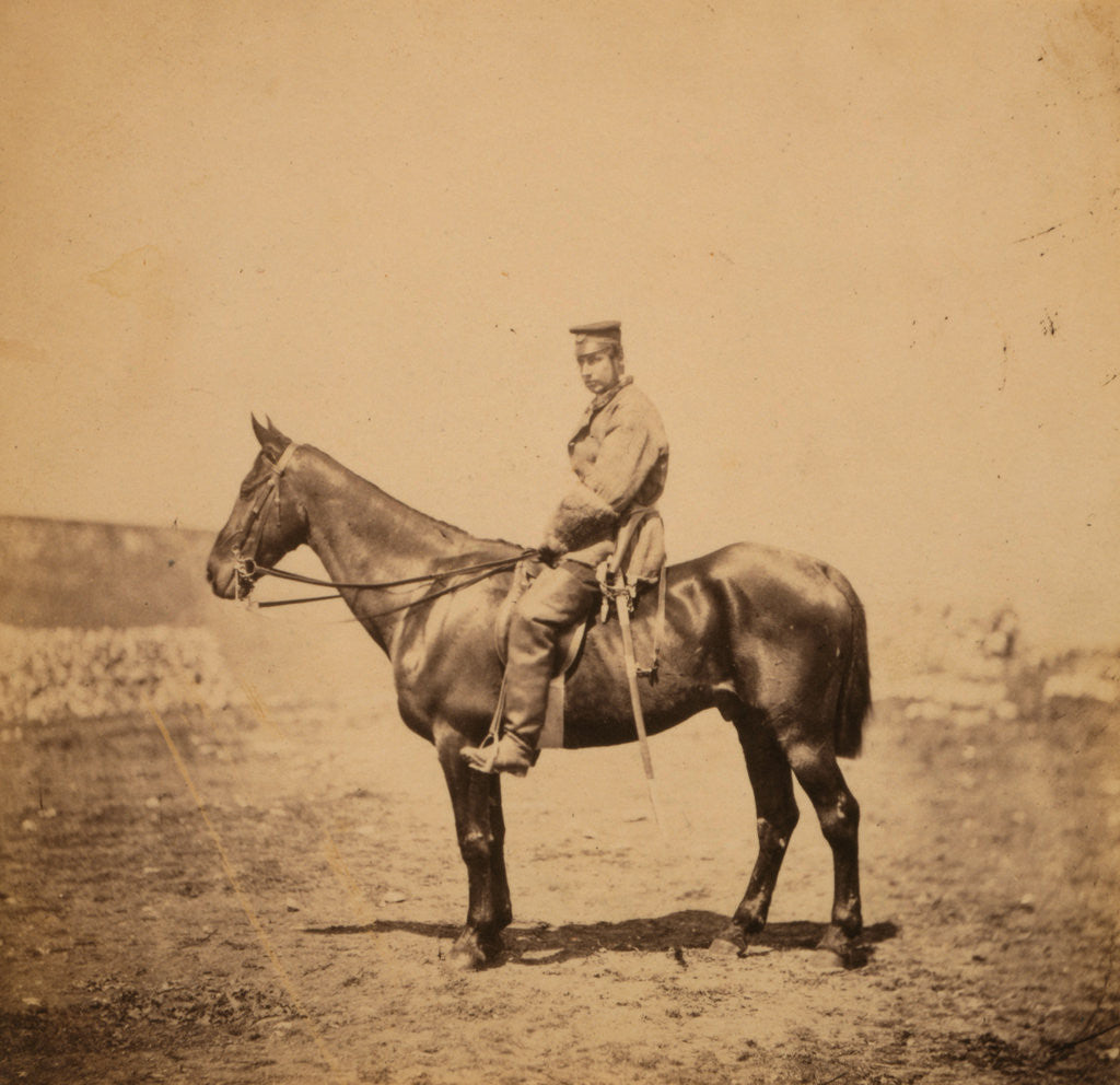 Detail of Captain Pechell, 77th, Crimean War by Roger Fenton