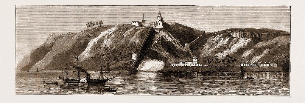 Detail of 1. The Indian Government Steamer May Frere, With The Prince Of Wales On Board by Anonymous