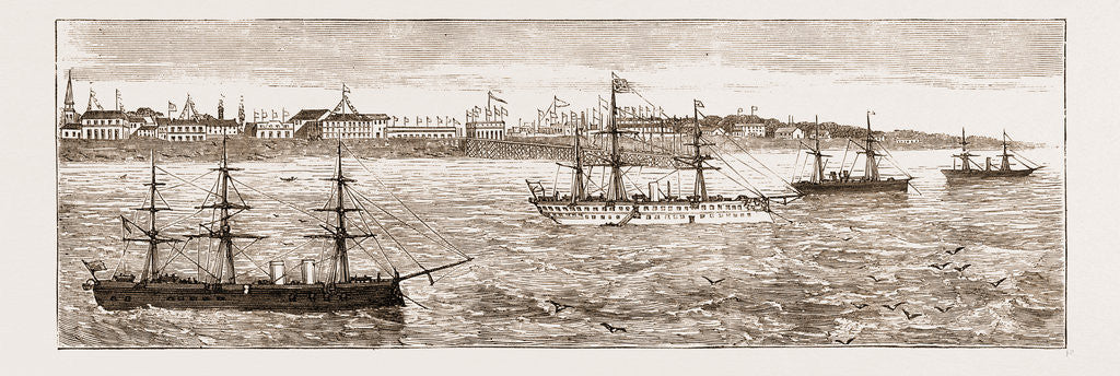 Detail of The Prince Of Wales In India, 1876: Madras by Anonymous