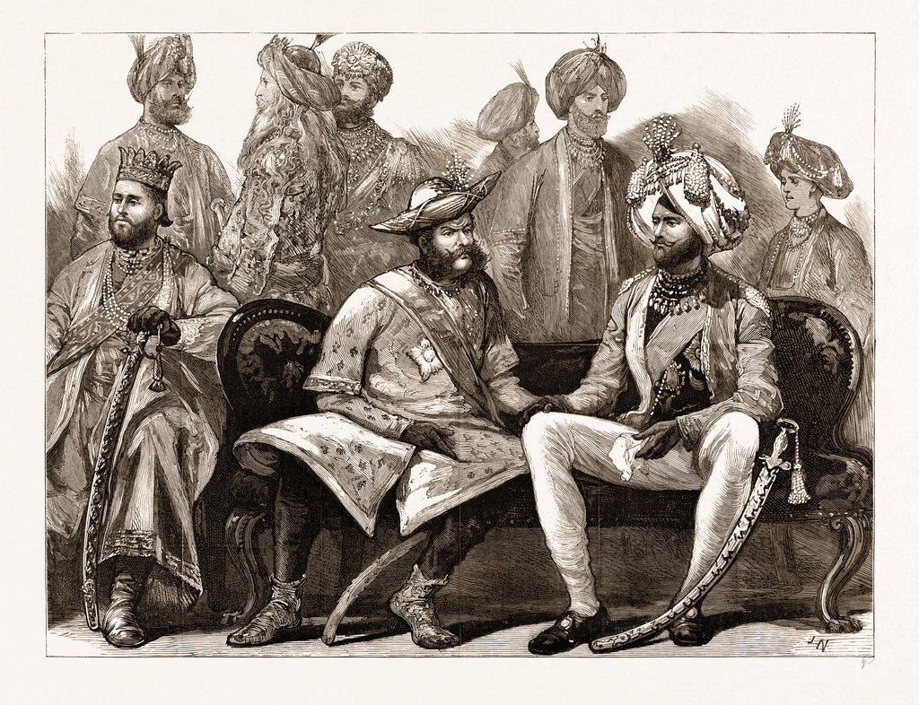 Detail of The Prince Of Wales In India, 1876: After The Arrival Of The Prince by Anonymous