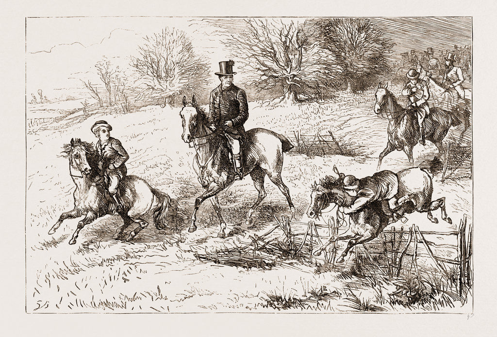 Detail of In The Hunting Field by Anonymous