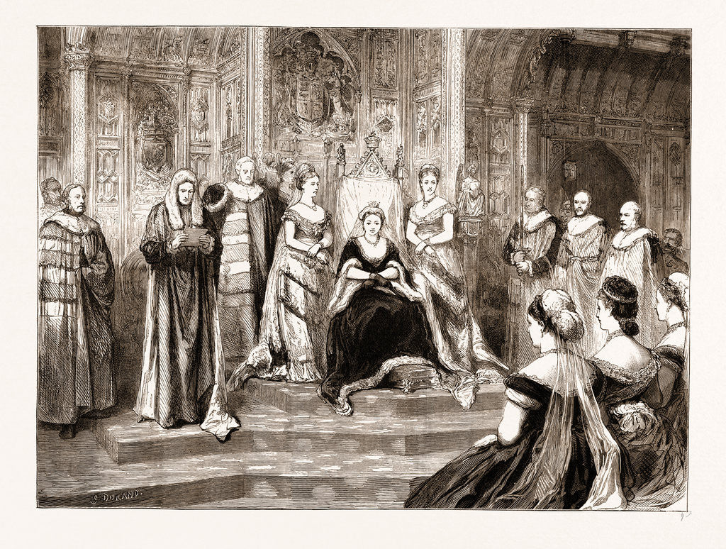 Detail of The Opening Of Parliament: The Speech From The Throne, UK by Anonymous