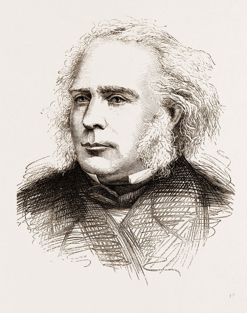 Detail of The Late Sir George Harvey by Anonymous