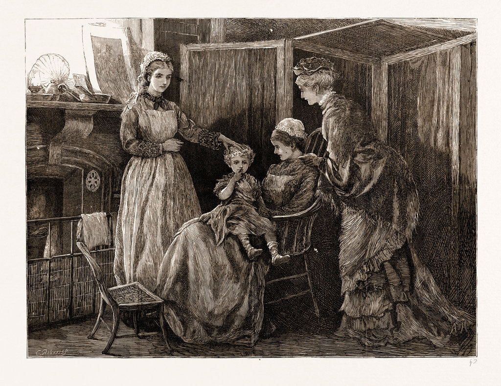 Detail of The Queen's Visit To The East End: recovering: At The London Hospital, UK by Anonymous