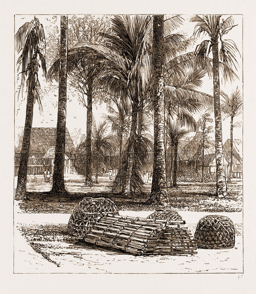 Detail of The War In The Malay Peninsula, 1876: The Barracks At The Residency by Anonymous