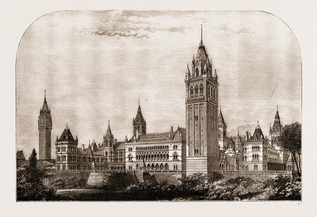 Detail of Proposed Houses Of Parliament by Anonymous