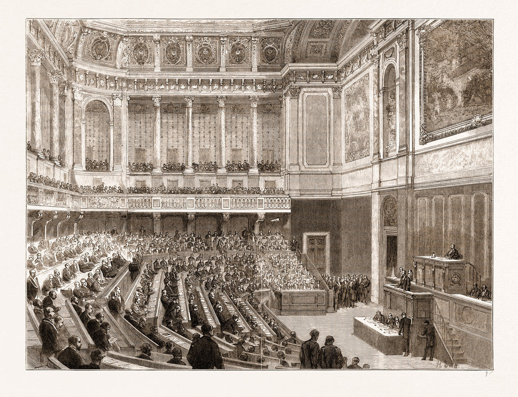 Detail of The New French Chamber Of Deputies At Versailles by Anonymous