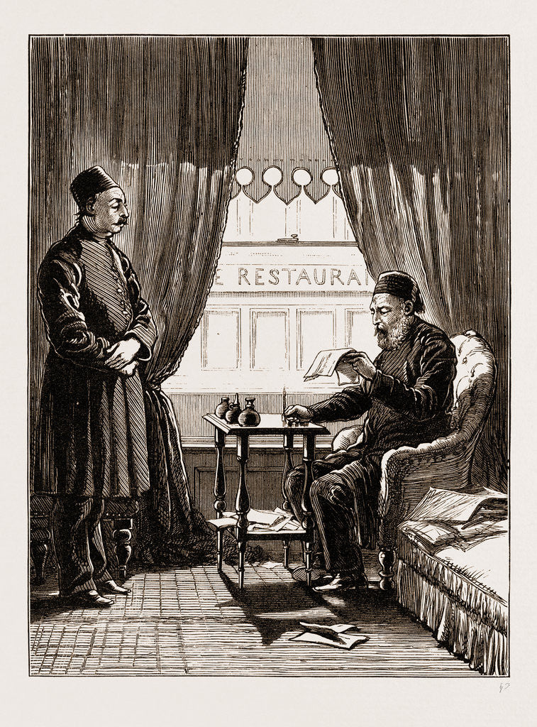 Detail of At A Police Court At Constantinople, Istanbul by Anonymous