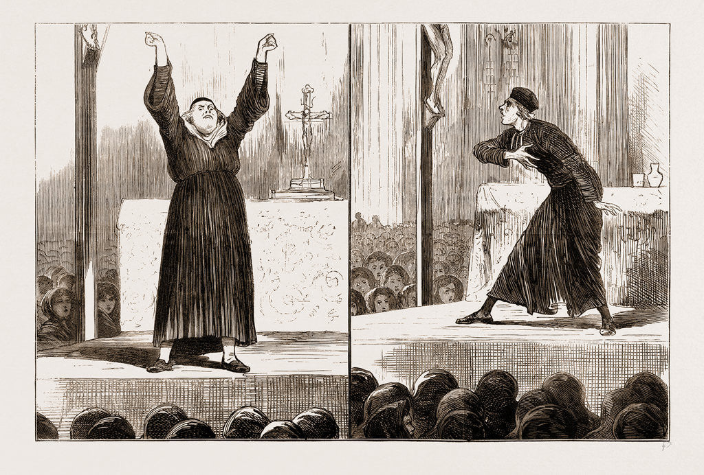 Detail of Preachers At Valetta by Anonymous