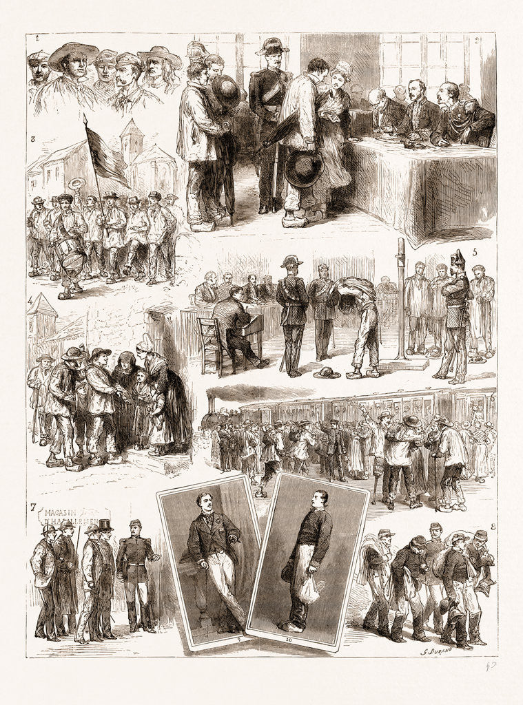 Detail of The System Of Conscription In France by Anonymous