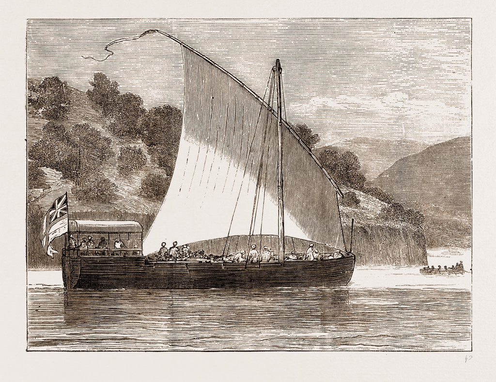 Detail of The White Ensign On Lake Tanganyika, Africa by Anonymous