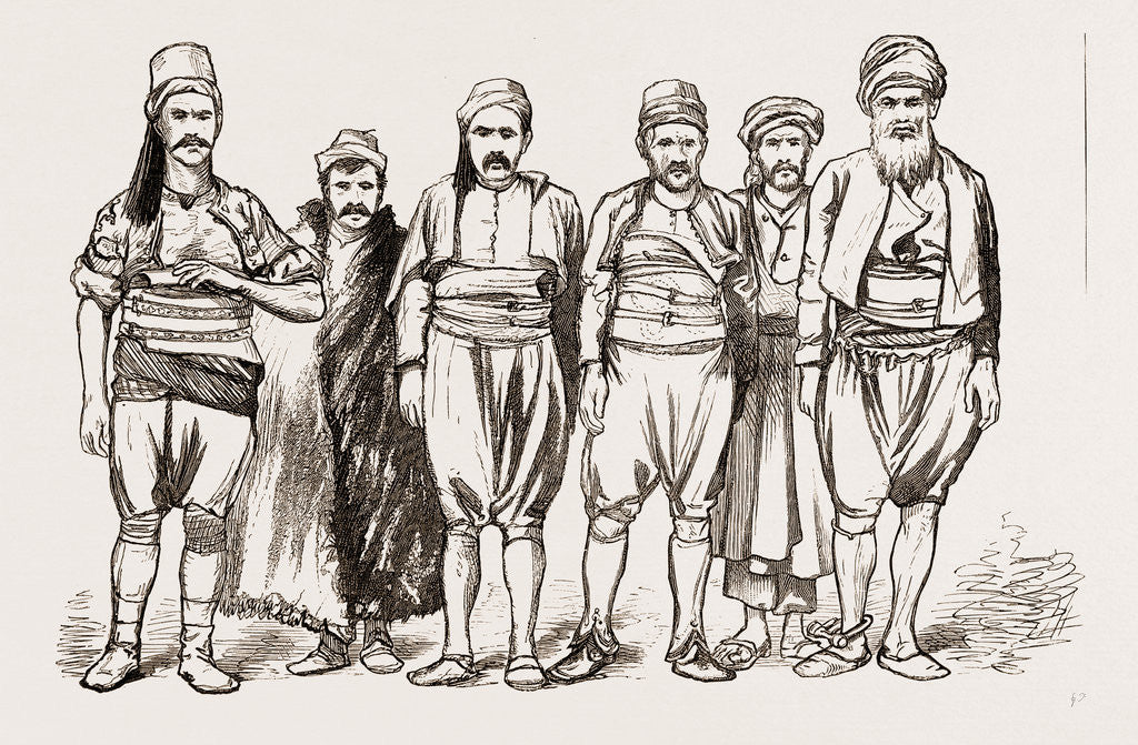 Detail of A Group Of Criminals In The Chief Prison, Istambul by Anonymous