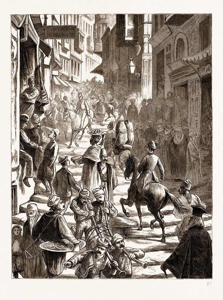 Detail of The Eastern Question: The Grande Rue De Pera, Constantinople by Anonymous