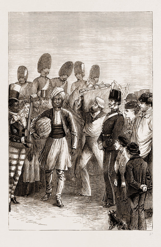 Detail of Reception Of The Prince Of Wales At Portsmouth, UK by Anonymous