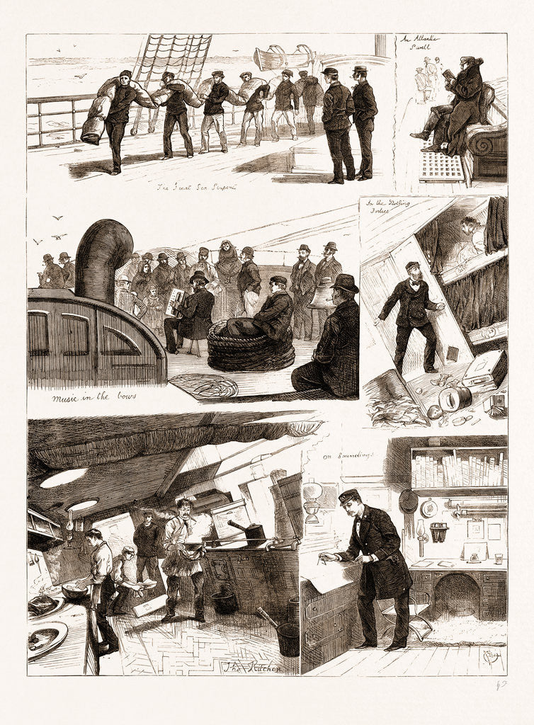 Detail of The American Centennial Exhibition: Notes On The Way To Philadelphia, 1876; An Atlantic Swell by Anonymous