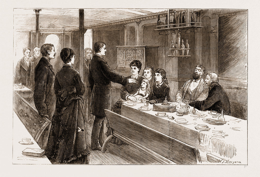 Detail of The American Centennial Exhibition, On The Way To Philadelphia by Anonymous