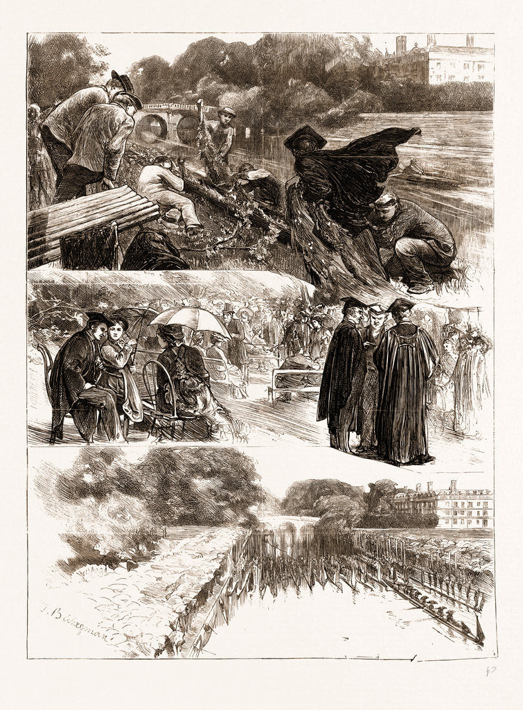 Detail of The May Celebration At Cambridge University by Anonymous